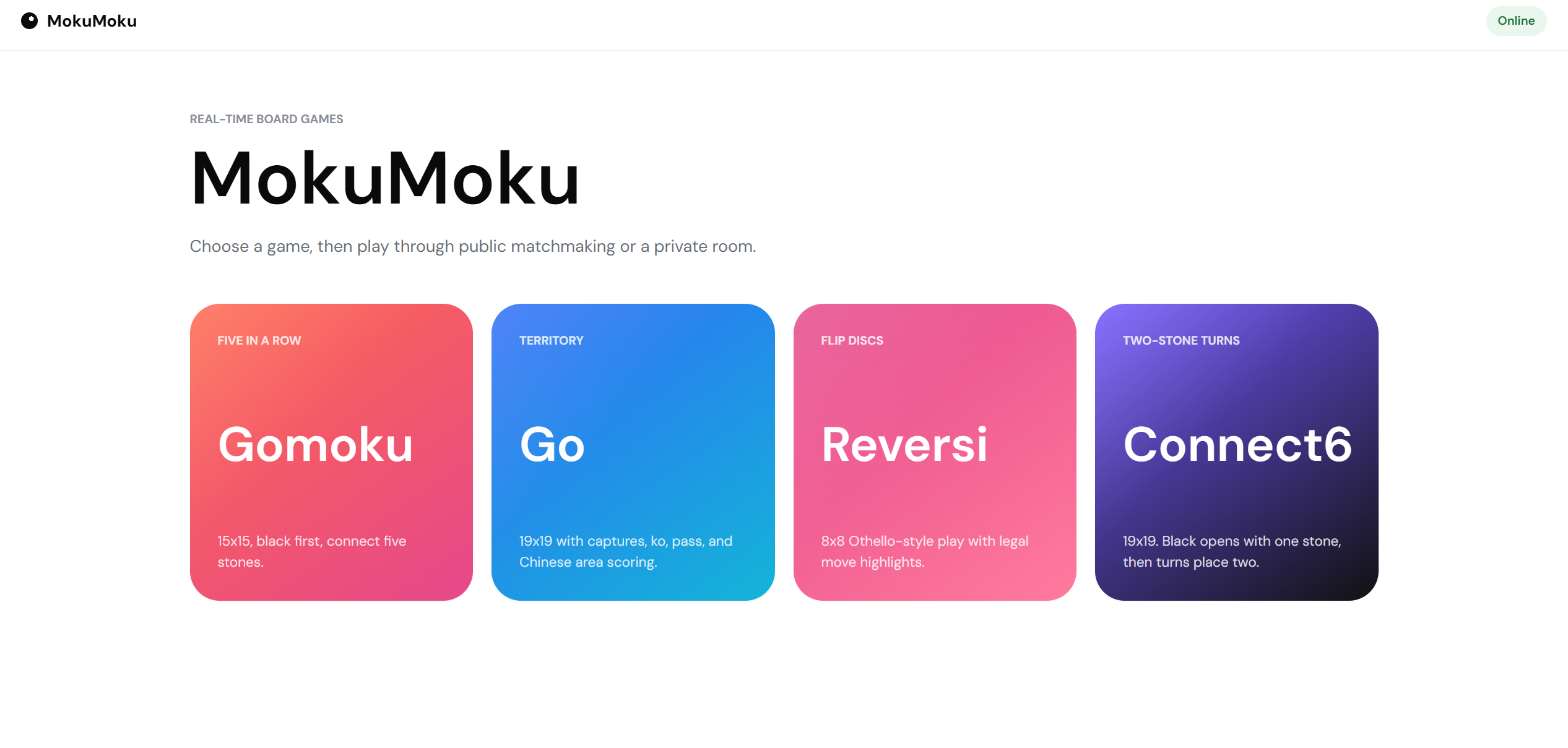MokuMoku Homepage